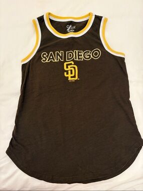 San Diego Brown & Yellow Tank Top